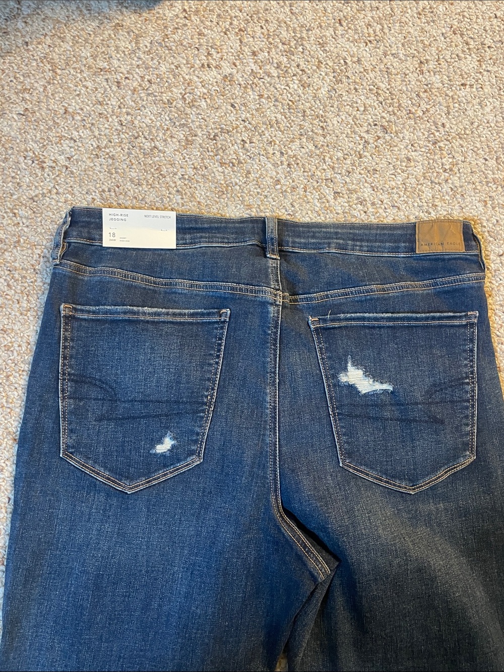 American Eagle Ripped High Rise Jegging - Picture 10 of 10